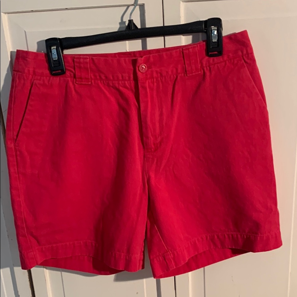 Casual Corner Red High Waist Shorts EUC